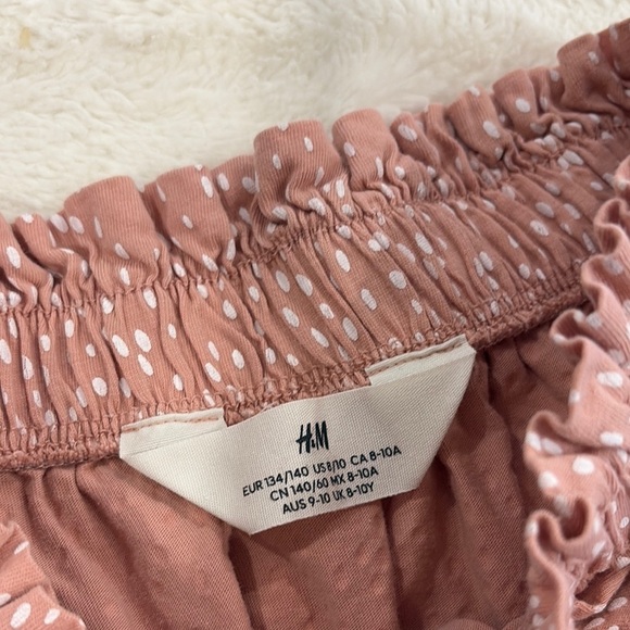 H&M Pink Patterned Skirt size 8/10 years - Picture 3 of 7